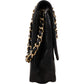 Chanel Chevron Lambskin 24K Gold Single Flap Shoulder Bag