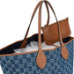 Gucci Monogram Denim GG Tote Shoulder Bag