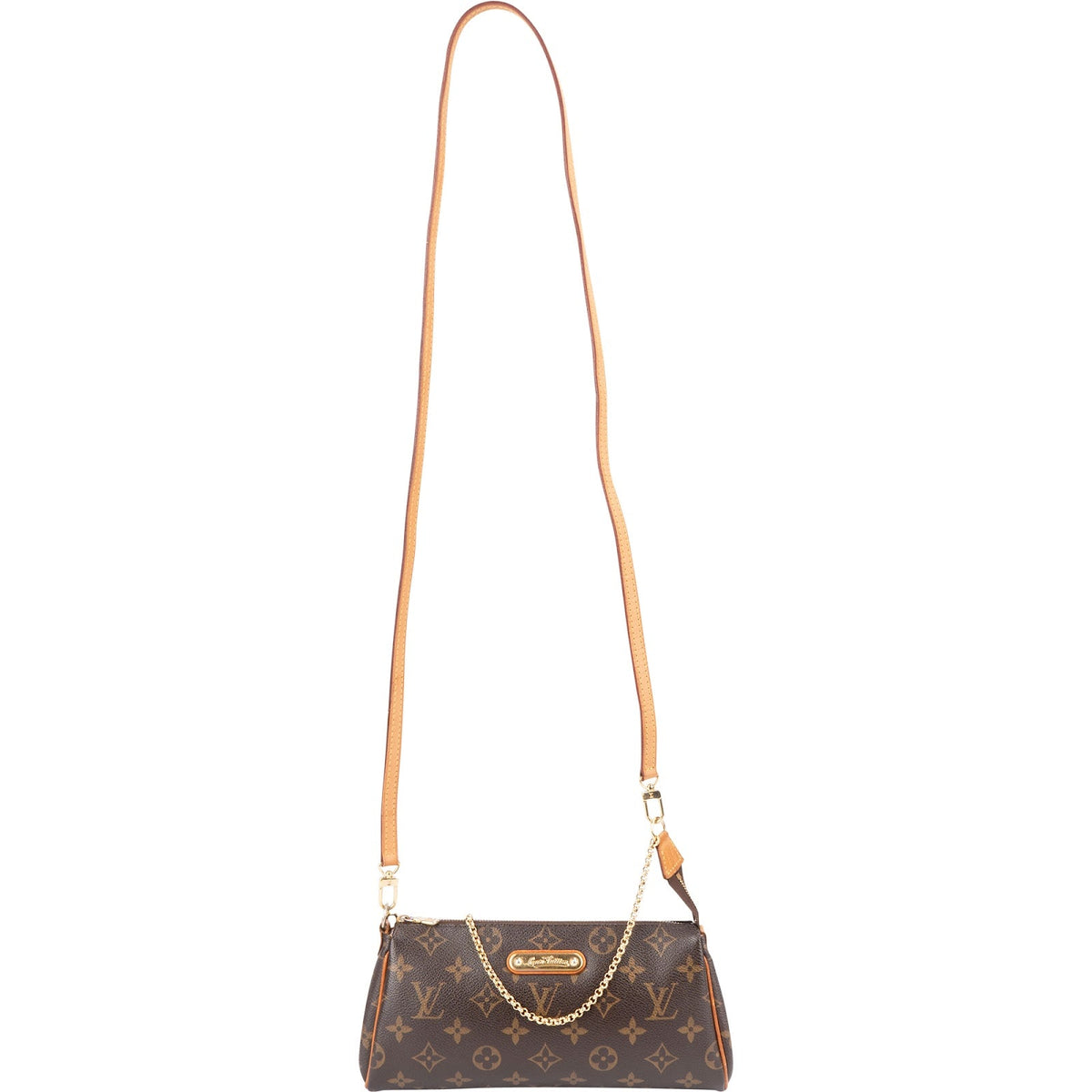 Louis Vuitton Monogram Canvas Pochette Eva Crossbody Bag