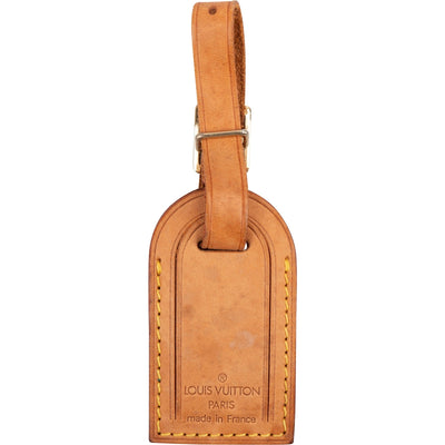 Louis Vuitton Vachetta Leather Luggage Tag