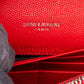 Yves Saint Laurent Grain de Poudre Leather Envelope Wallet On Chain Crossbody Bag