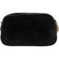 Gucci Chevron Velvet Marmont GG Crossbody Bag