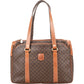 Celine Macadam Canvas Tote Shoulder Bag