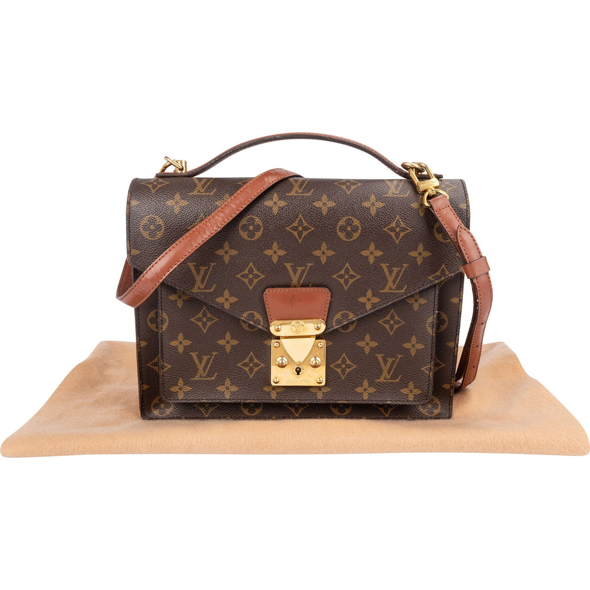 Louis Vuitton Monogram Canvas Monceau Handbag