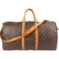 Louis Vuitton Monogram Canvas Keepall 55 Bandoulière Travel Bag