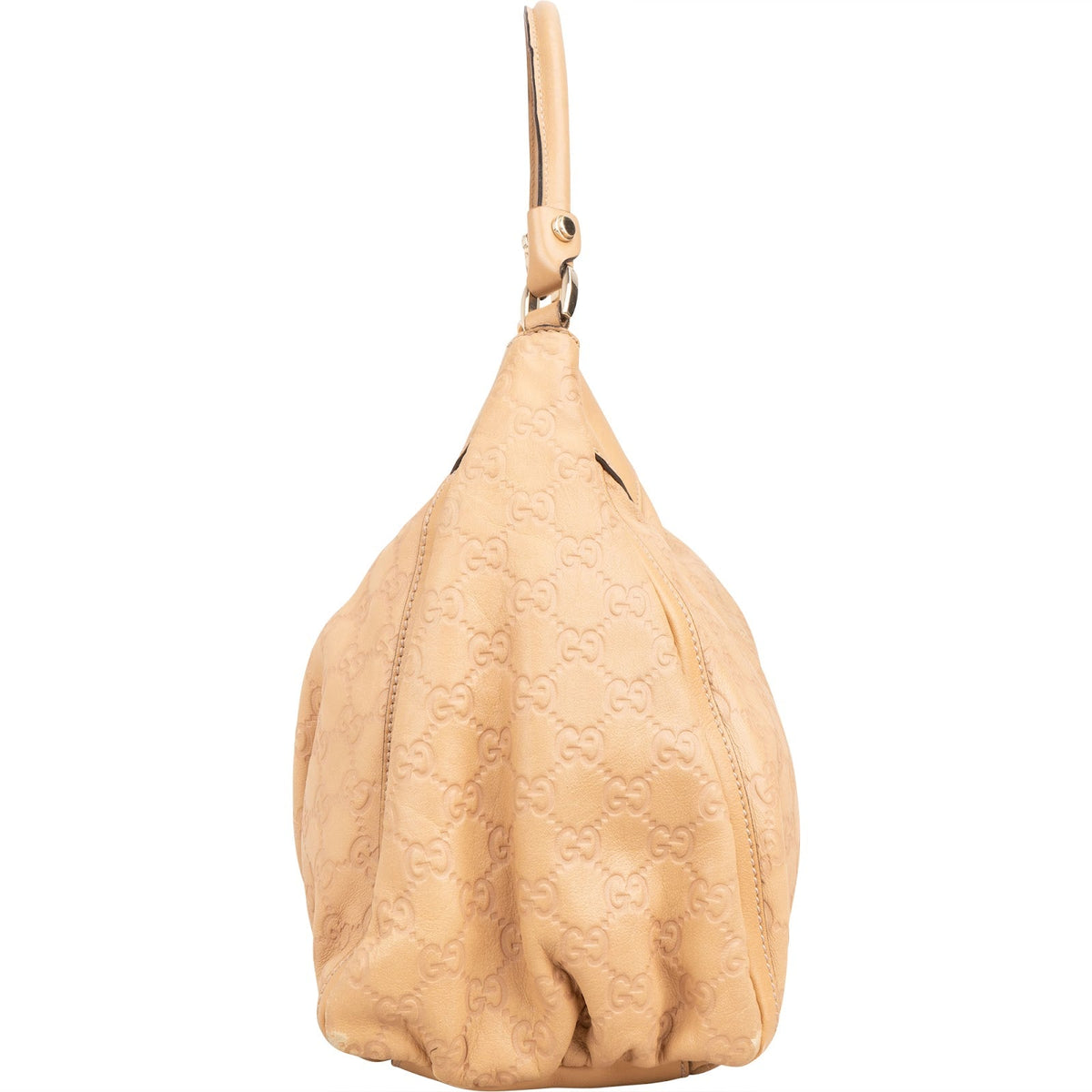 Gucci Guccissima Leather Abbey D-Ring Hobo Shoulder Bag