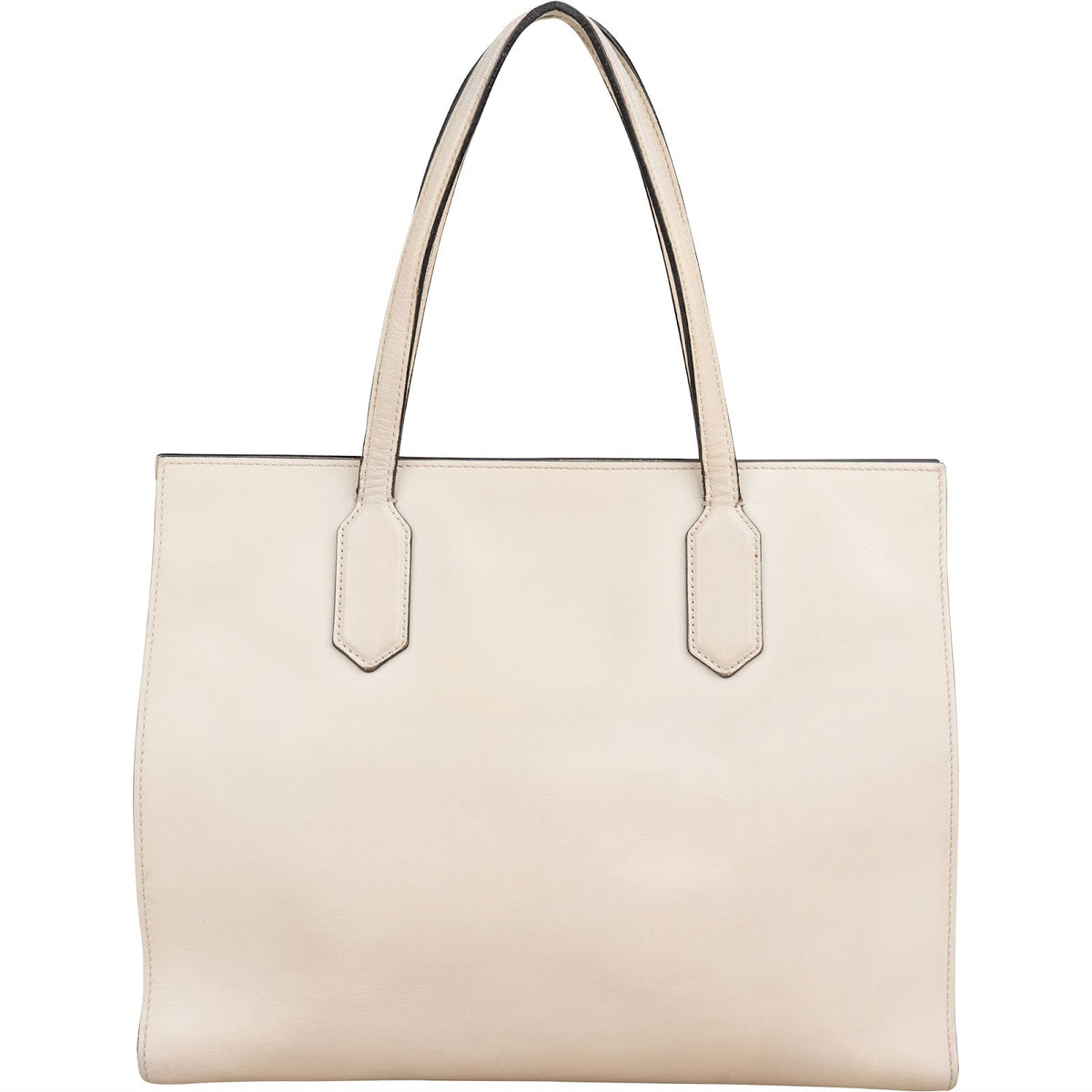 Gucci Japan Exclusive Cream Leather GG Bow Tote Shoulder Bag