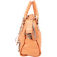 Balenciaga Orange Leather City Handbag