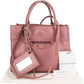 Balenciaga Pink Leather City Handbag