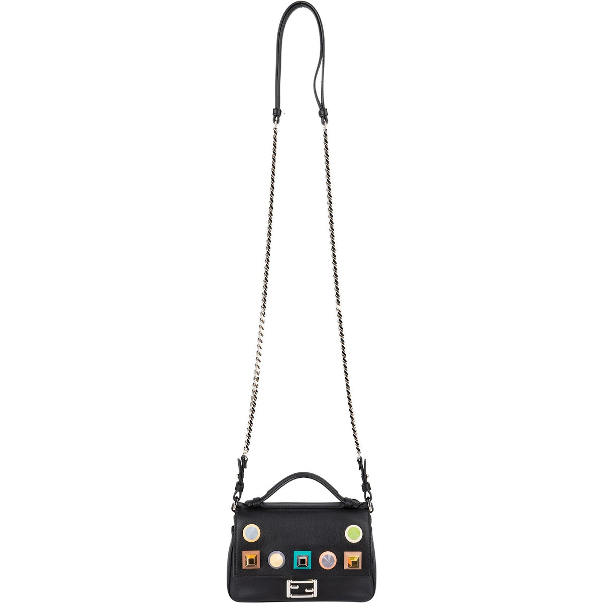 Fendi Baguette Double Flap Plexi Studs Umhängetasche, Bild 6 von 11