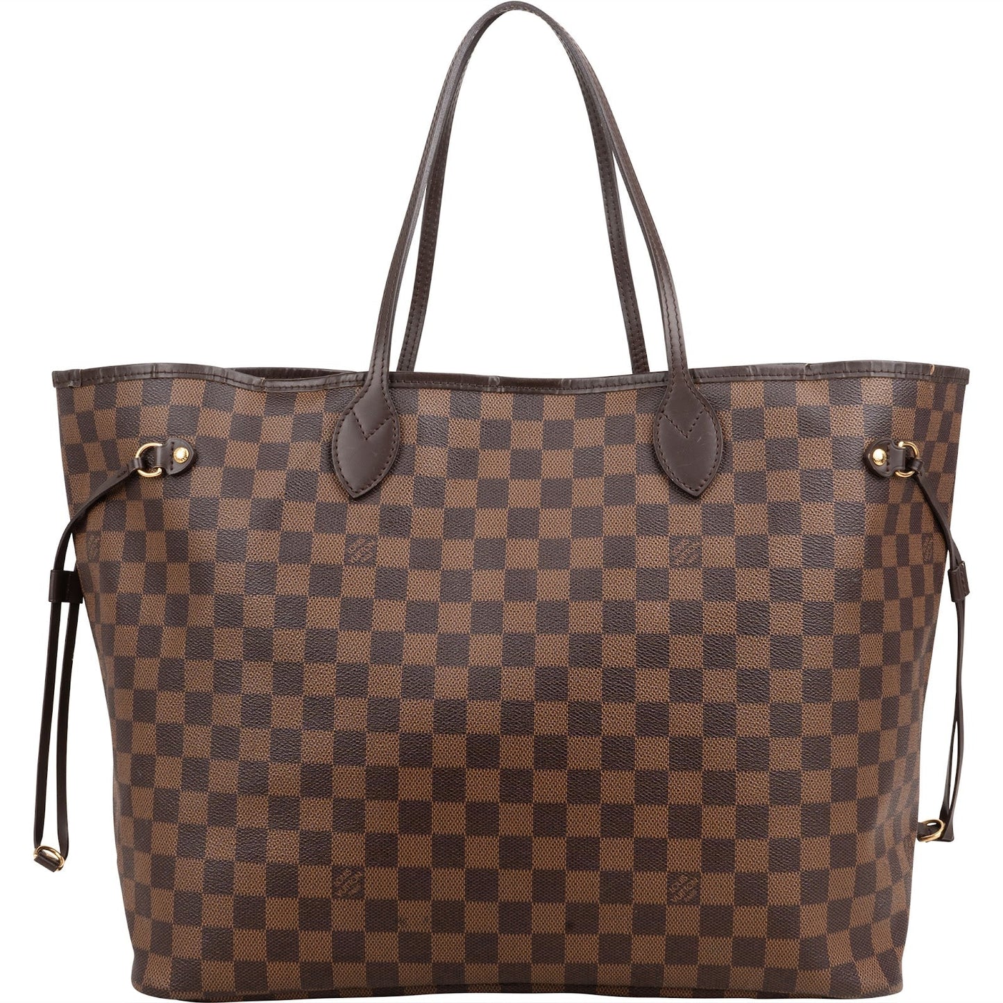 Louis Vuitton Monogram Damier Ebene Canvas Neverfull GM Shoulder Bag