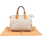 Louis Vuitton Monogram Damier Azur Canvas Speedy 25 Handbag