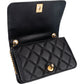 Chanel Quilted Lambskin Mini Rectangular Single Flap Crossbody Bag