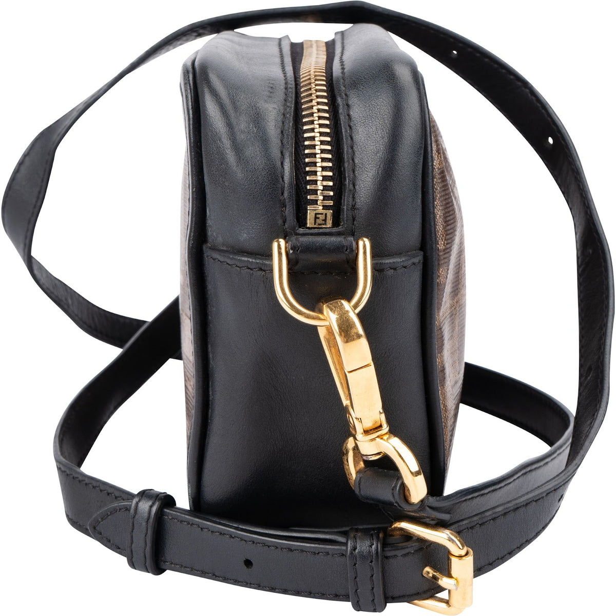 Fendi Monogram FF Zucca Canvas Camera Crossbody Bag