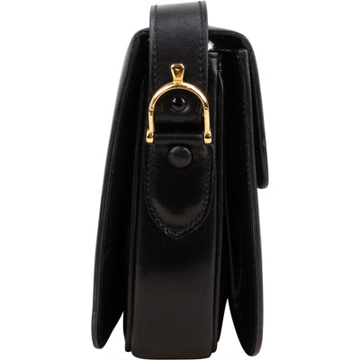 Celine Boxcalf Leather Horse Carriage Triomphe Shoulder Bag