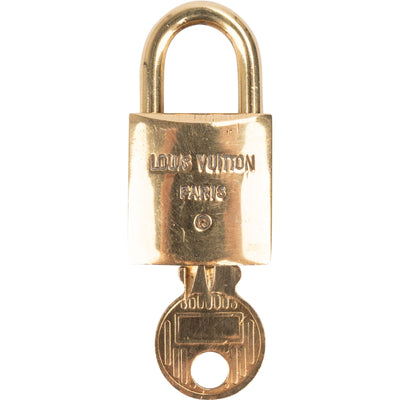 Louis Vuitton Vintage Gold Lock Schloss Padlock
