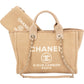 Chanel Canvas Small Deauville Tote Handbag