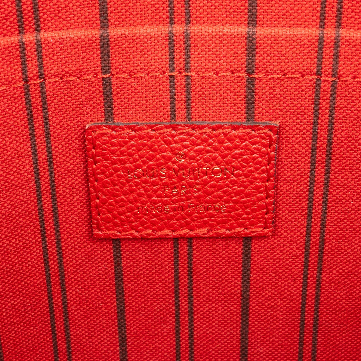 Louis Vuitton Leather Monogram Empreinte Montaigne MM Handbag