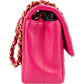 Chanel Quilted Chevron Lambskin Small Single Flap Crossbody Bag