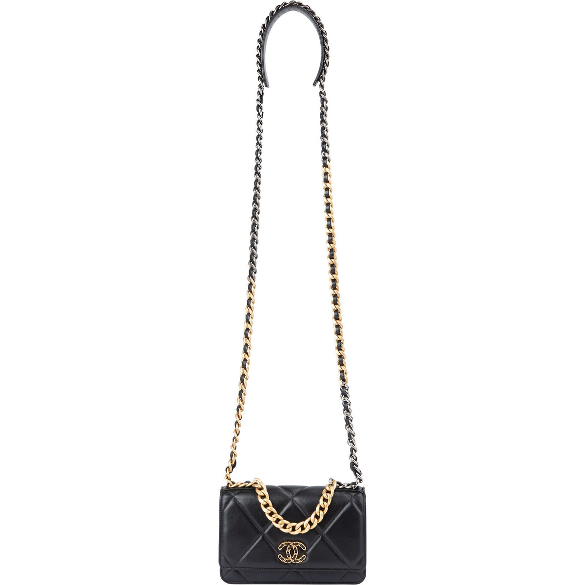 Chanel 19 Quilted Lambskin Wallet On Chain Crossbody bag