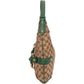 Gucci Monogram GG Web Stripe Horsebit Hobo Shoulder Bag