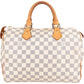 Louis Vuitton Monogram Damier Azur Speedy 30 Handbag