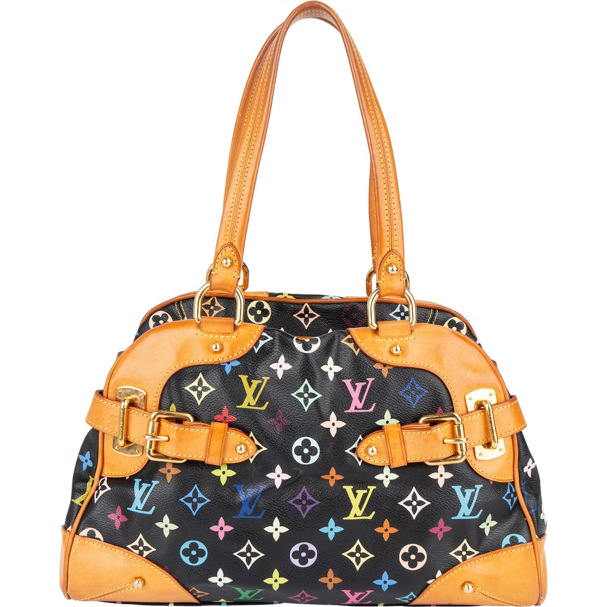 Louis Vuitton Monogram Murakami Multicolor Claudia Shoulder Bag