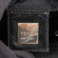 Fendi Cotton FF Buckle Micro Croissant Handbag