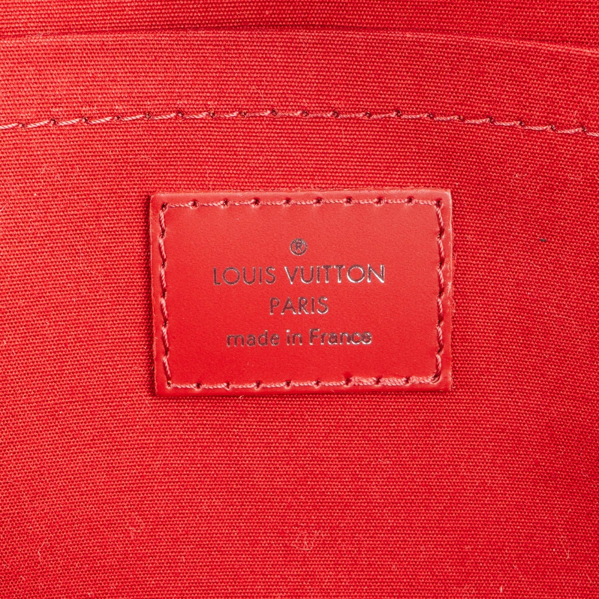 Louis Vuitton Montaigne GM aus rotem Epi-Leder – Ansicht 9