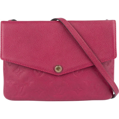 Louis Vuitton Leather Monogram Empreinte Twice Crossbody Bag