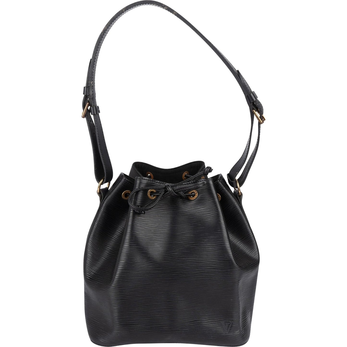 Louis Vuitton Noir Epi Leather Sac Noé Petit Shoulder Bag