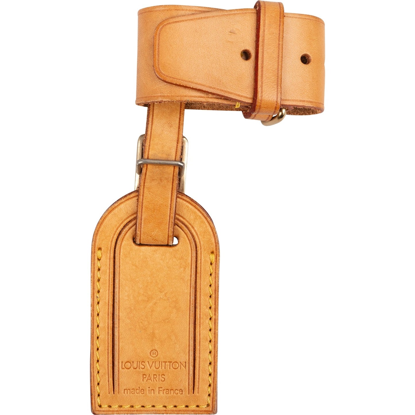 Louis Vuitton Vachetta Leather Luggage Tag Set (N.K.)