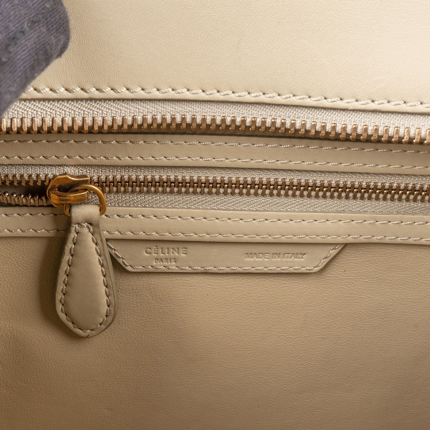 Céline Smooth Leather Luggage Handbag