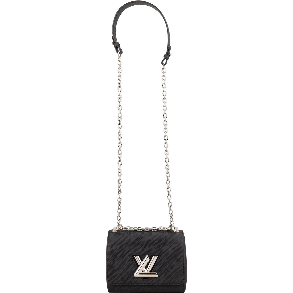Louis Vuitton Noir Epi Leather Twist PM Crossbody Bag