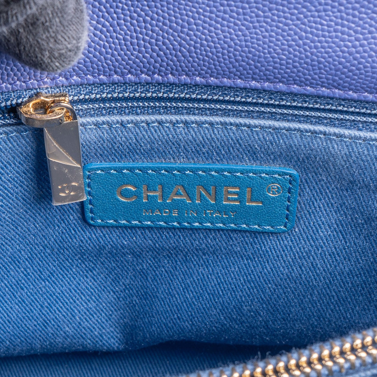 Chanel Quilted Caviar Leather Coco Handle Single Flap Handbag