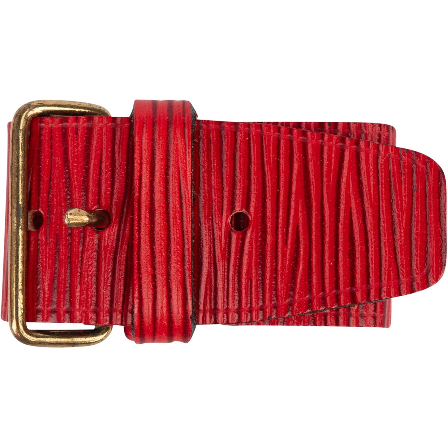 Louis Vuitton Red Epi Leather Grip Griffklammer