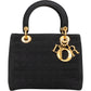 Christian Dior Quilted Nylon Cannage Lady Dior Handbag