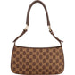 Gucci Monogram GG Canvas Baguette Shoulder Bag