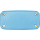 Prada Light Blue Saffiano Leather Galleria Small Handbag
