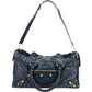 Balenciaga Blue Leather City Handbag