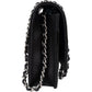 Chanel Patent Embossed Leather Camellia Wallet On Chain Crossbody Bag