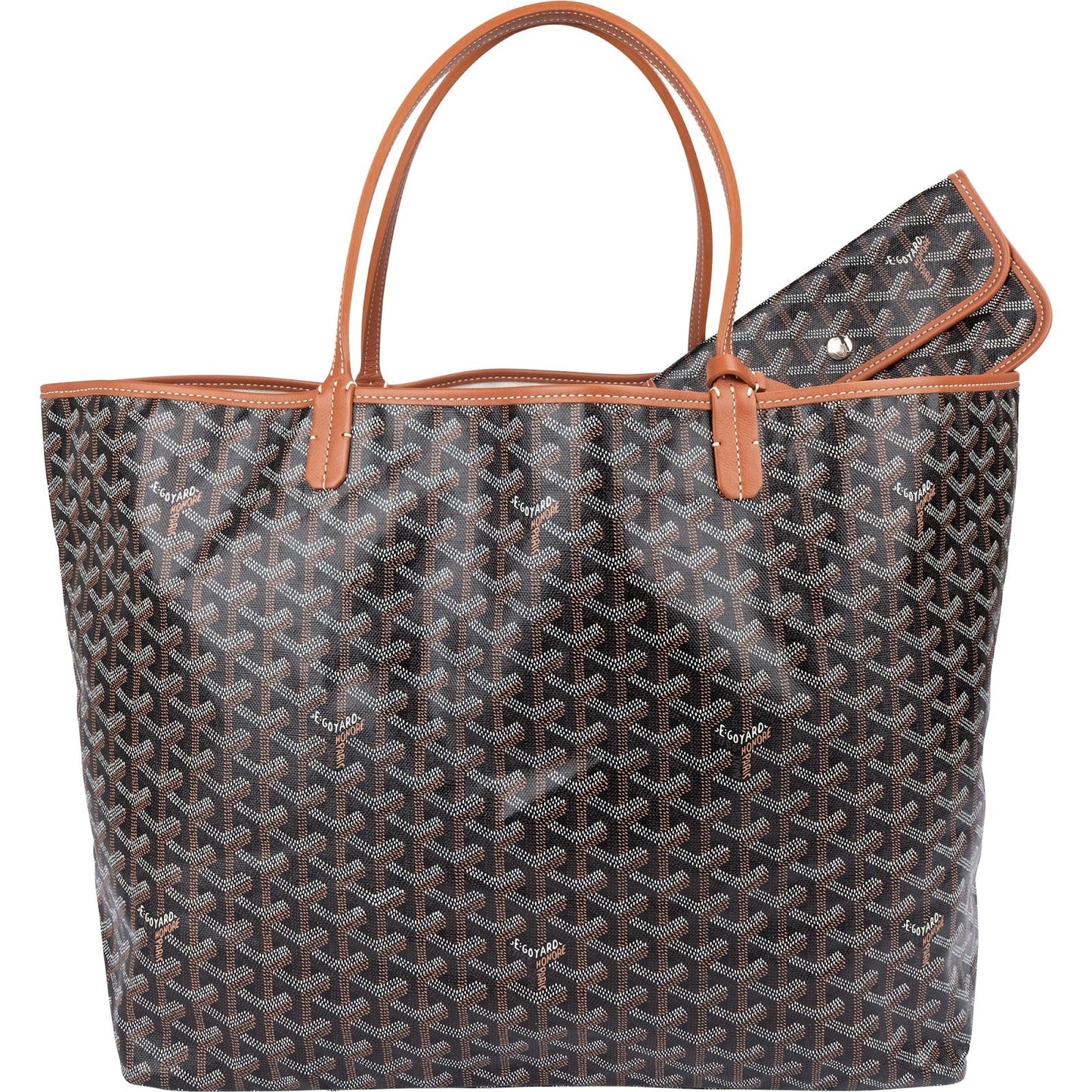 Goyard Goyardine Monogram St. Louis GM Shoulder Bag