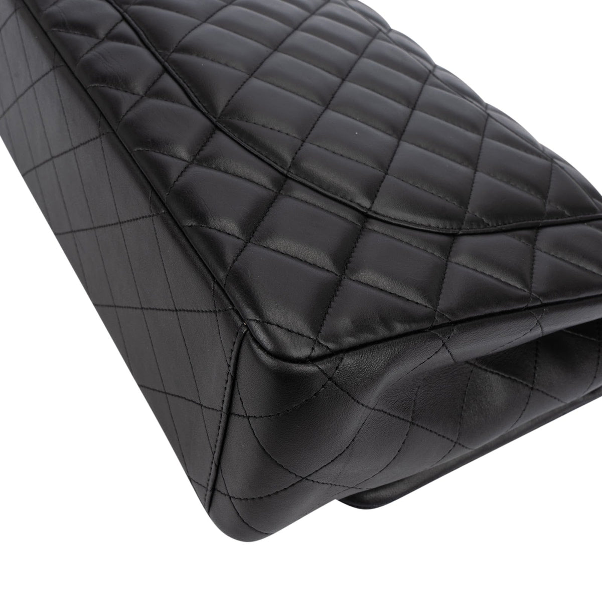 Chanel Quilted Lambskin Maxi Double Flap Crossbody Bag