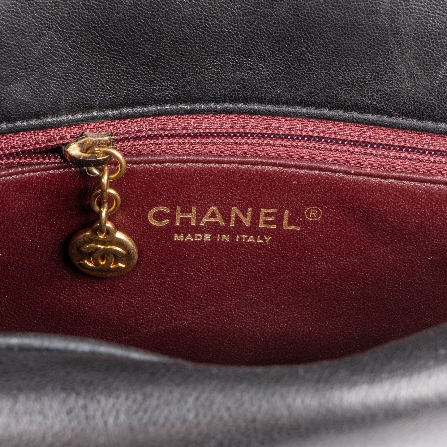 Chanel Quilted Lambskin Diana New Collection Single Flap Crossbody Bag