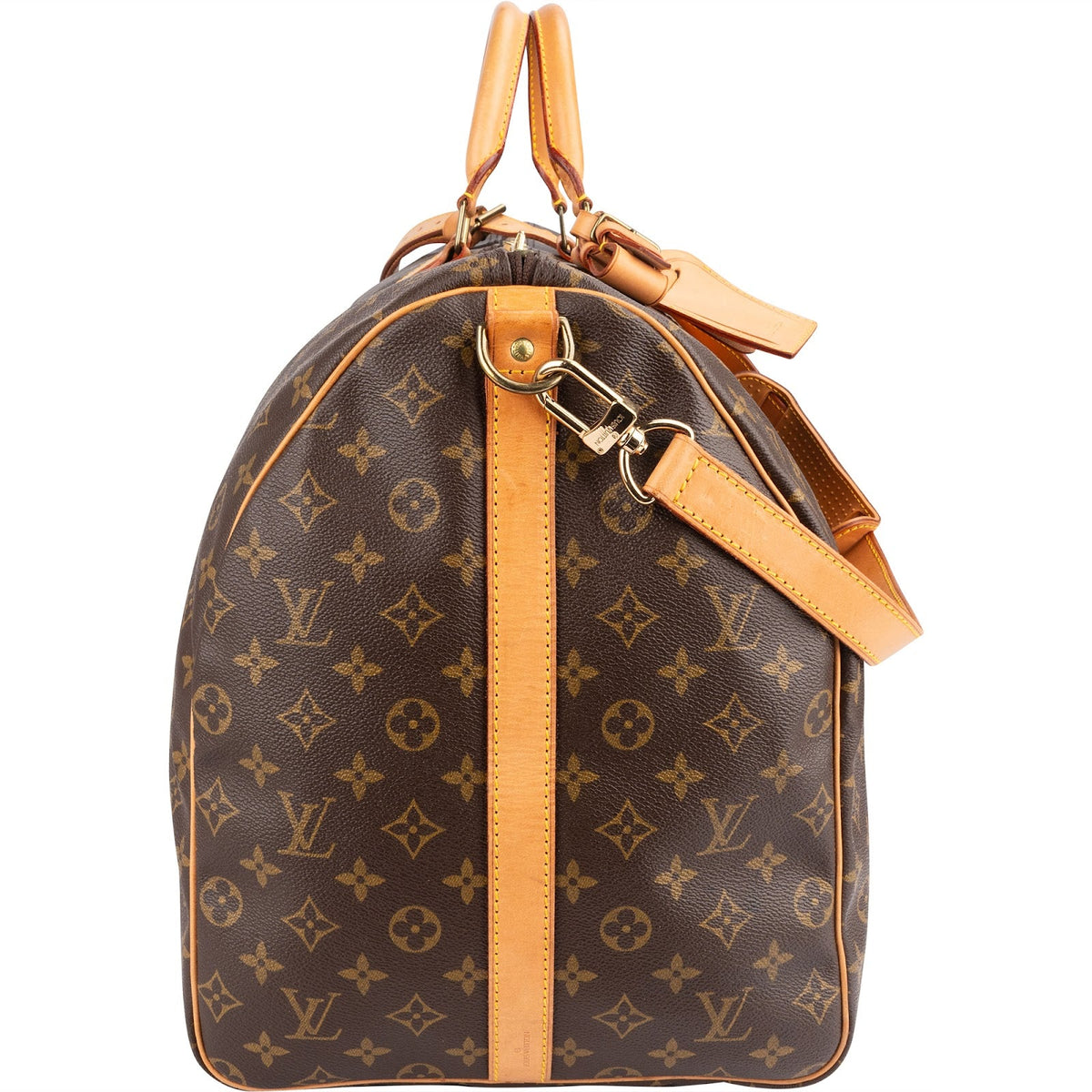 Louis Vuitton Monogram Canvas Keepall 60 Bandoulière Travel Bag