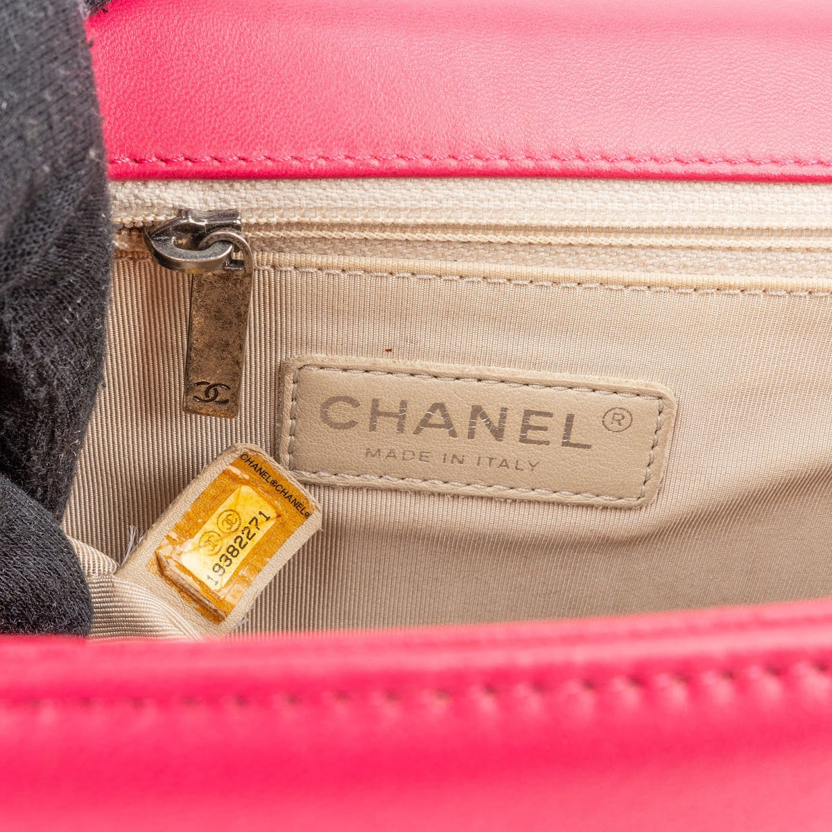 Chanel Pink Quilted Lambskin Large Boy Crossbody Bag