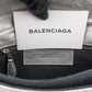 Balenciaga Metallic Leather Envelope City Clutch Crossbody Bag