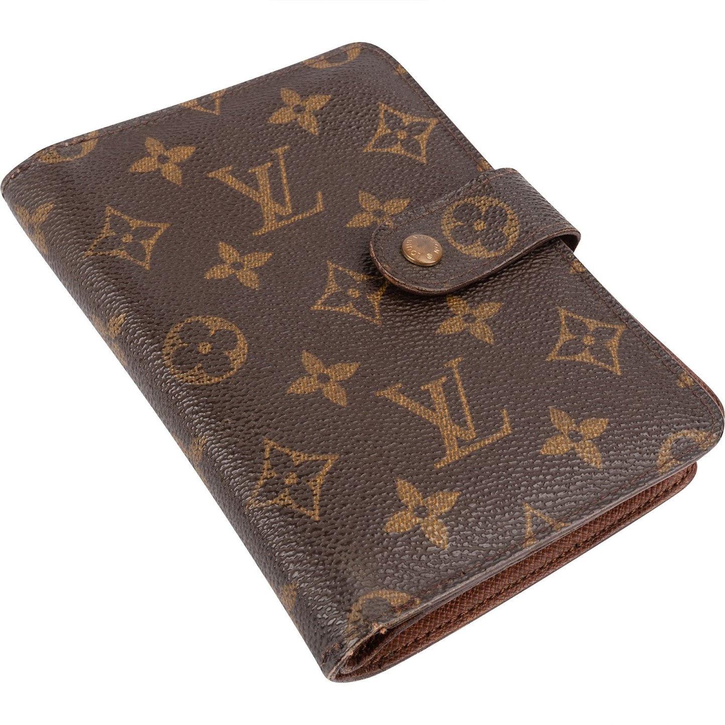 Louis Vuitton Canvas Monogram Porto Papier Zip Wallet