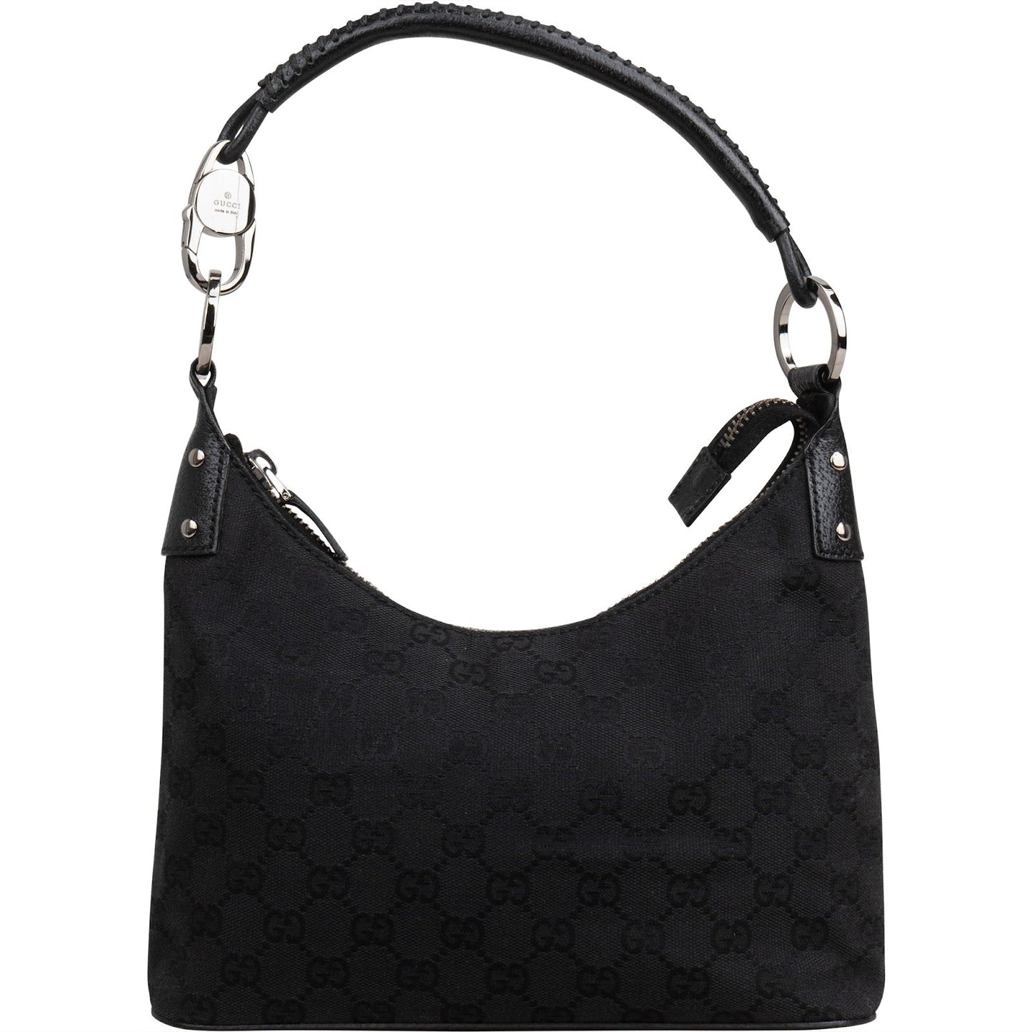 Gucci Monogram GG Canvas Small Hobo Shoulder Bag
