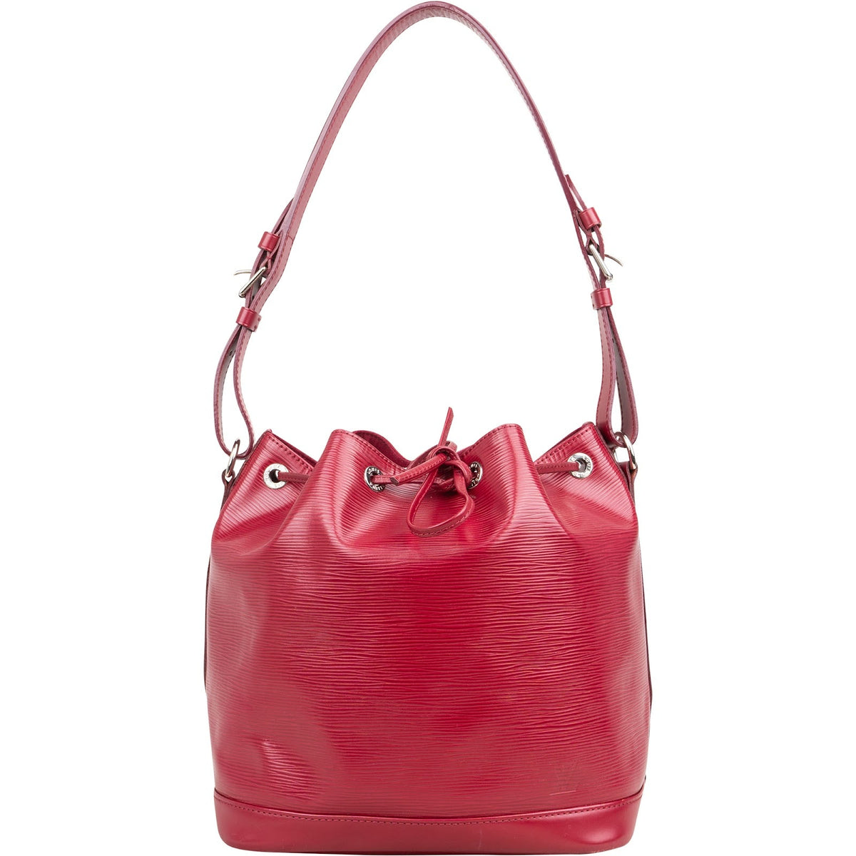 Louis Vuitton Red Epi Leather NM Sac Noé Petit Shoulder Bag